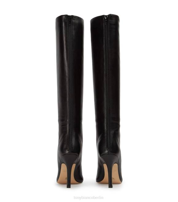 kniehohe Stiefel| de Tony Bianco Frauen Kalbslederstiefel von Kortez schwarzes Venedig 4624441